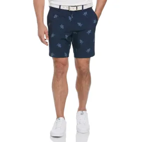 60's Floral Pete Print Golf Shorts