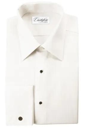 Bari Ivory Laydown Tuxedo Shirt