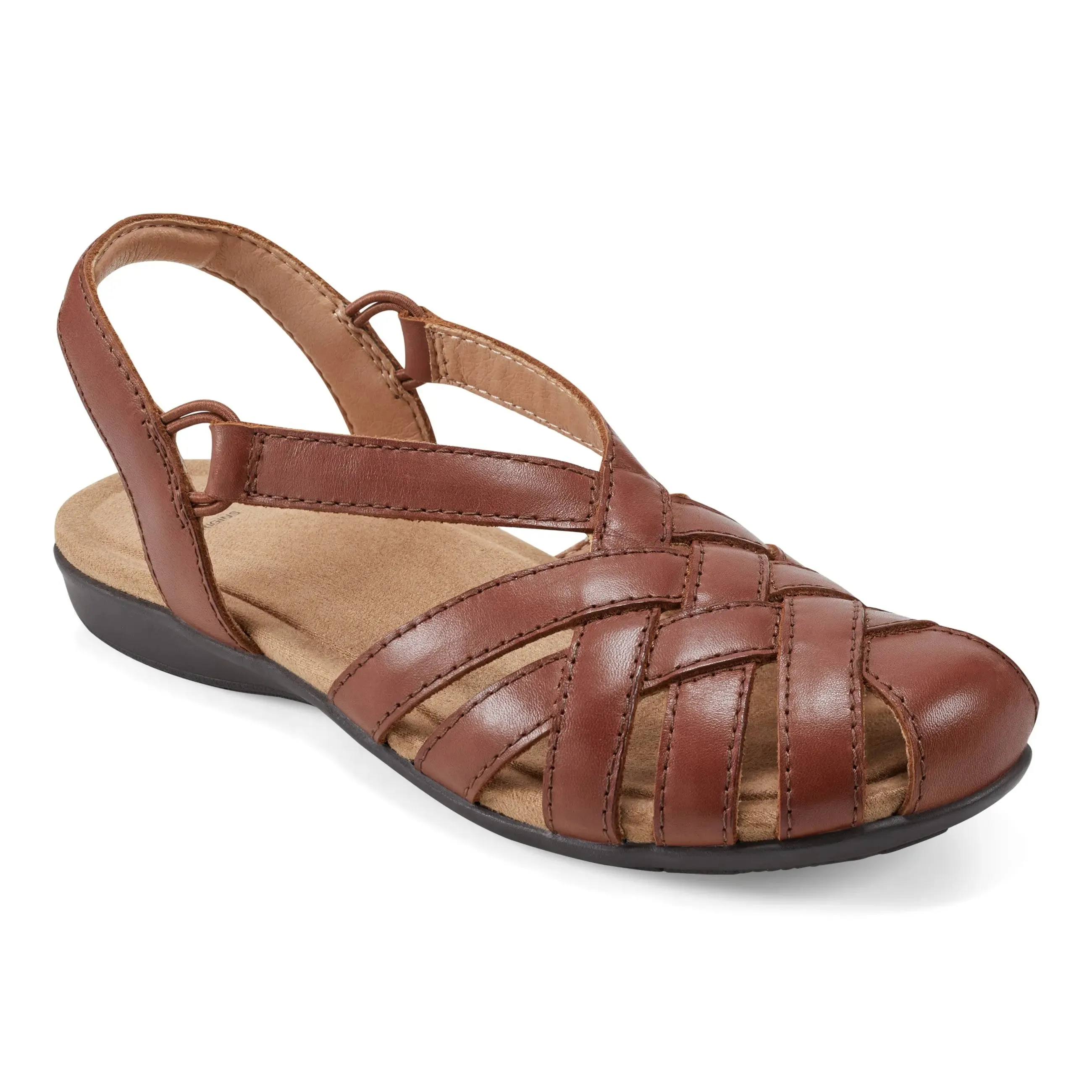 Berri Woven Casual Round Toe Slip-on Sandals