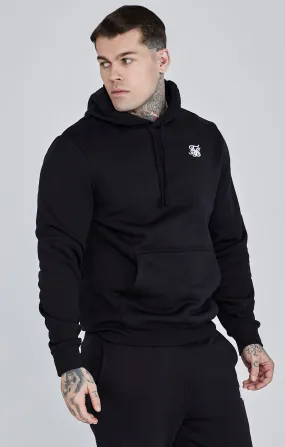 Black Essential Overhead Hoodie