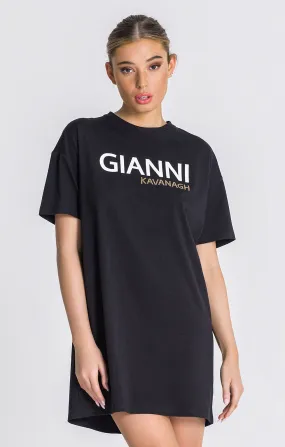 Black Gianni Tee Dress