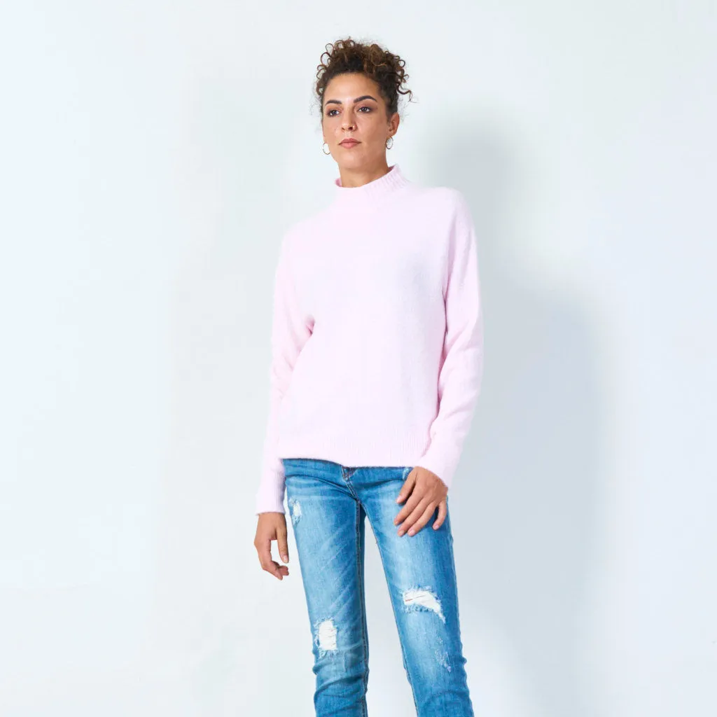 Cozy mock neck sweater wholesale