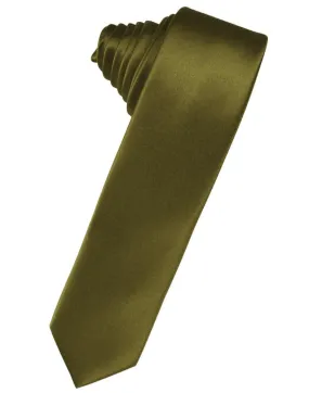 Fern Luxury Satin Skinny Necktie