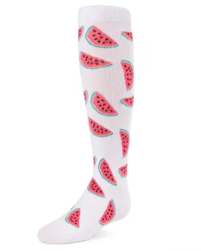 Fruity Fun Watermelon Girls Cotton Blend Knee-High Socks