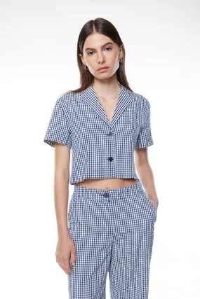 GINGHAM TOP