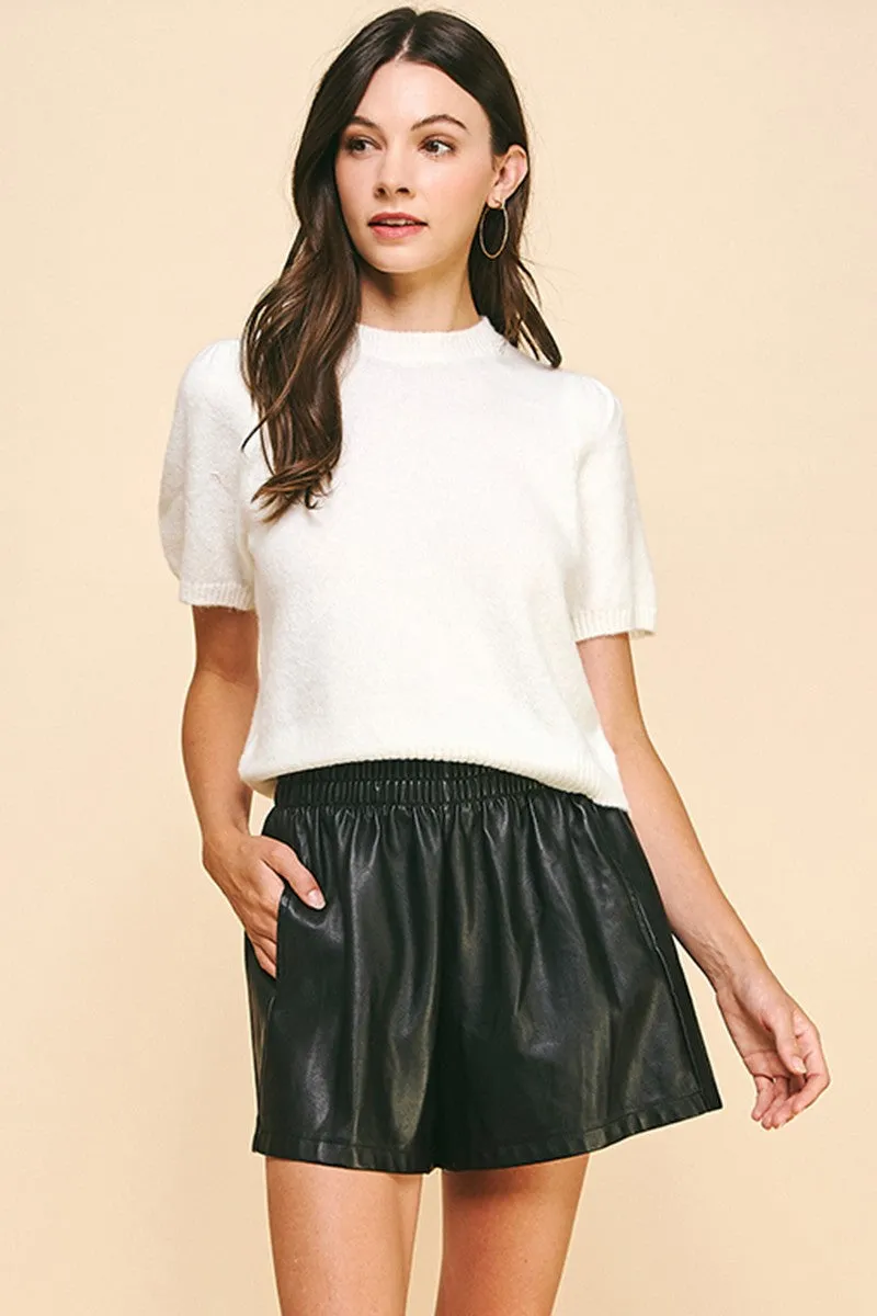 Kennedy Short Sleeve Sweater Top