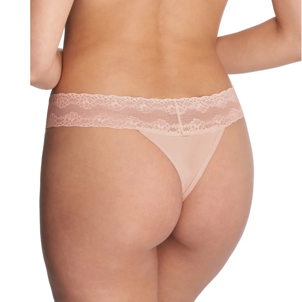 Natori Bliss Perfection One-Size Thong in Seashell 750092