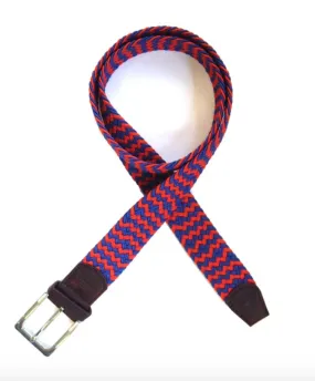 Red & Blue Zig Zag Belt