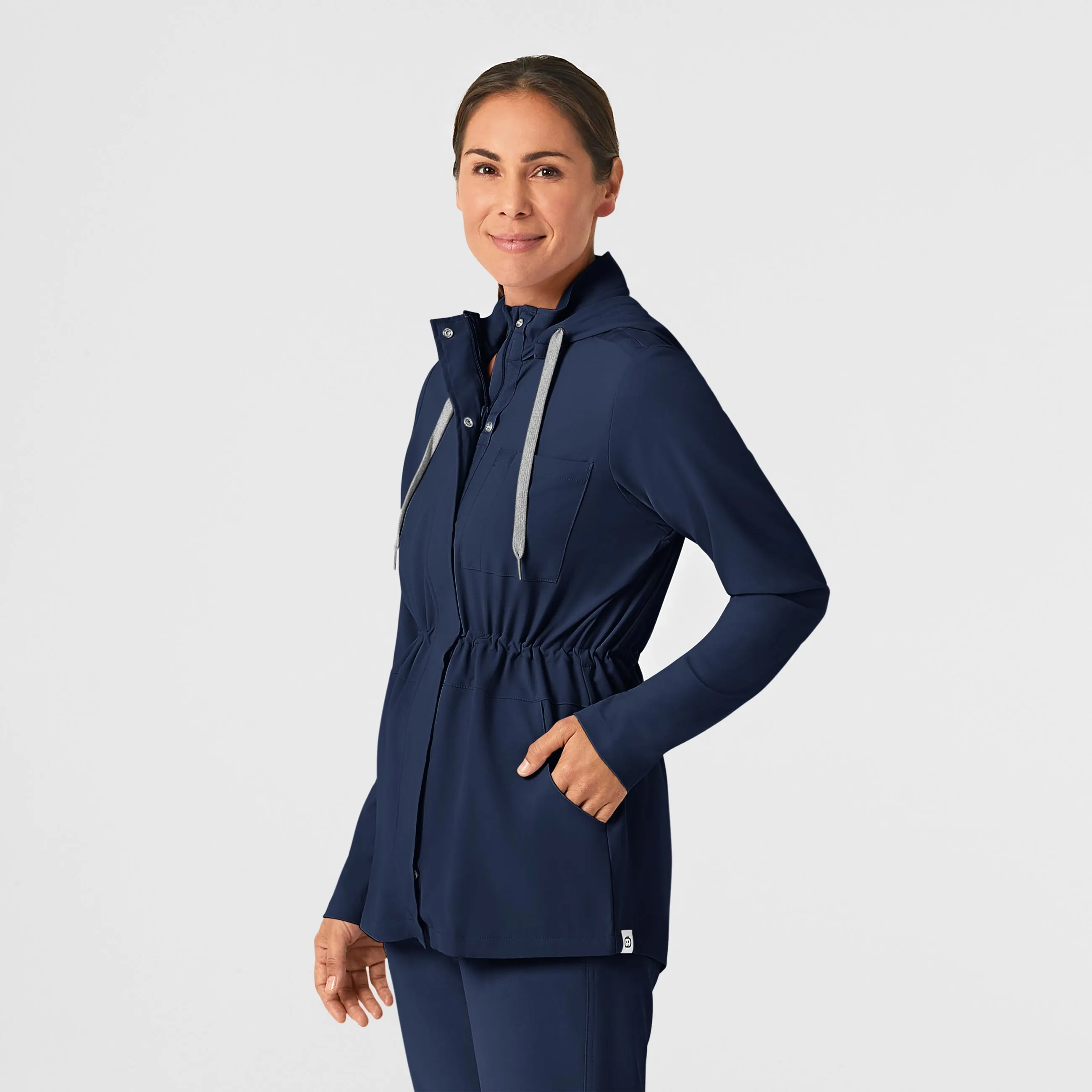 RENEW Women's Convertible Hood Fashion Jacket - Navy